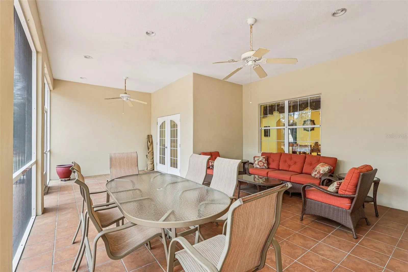 Rear Exterior Covered Screened Porch