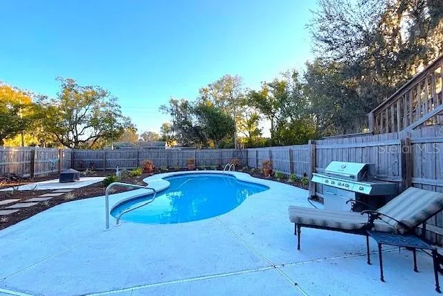 Pool - View from covered eating area