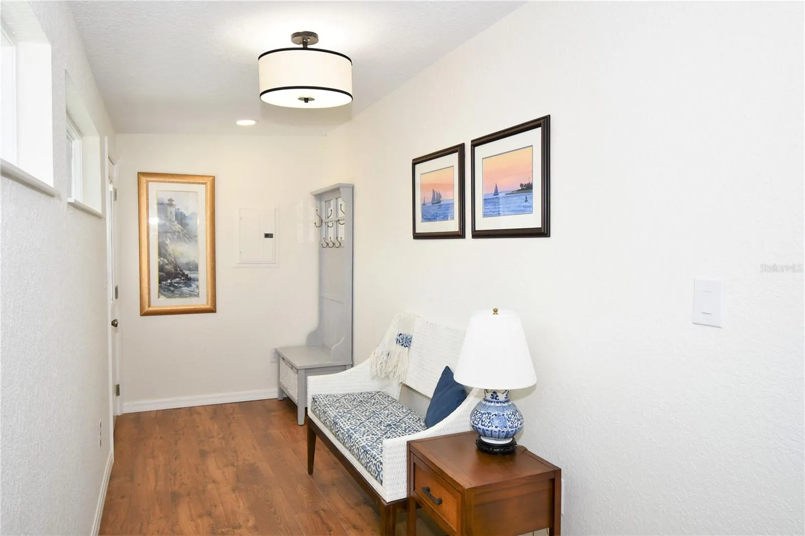 Apartment Front Entry and Seating Area
