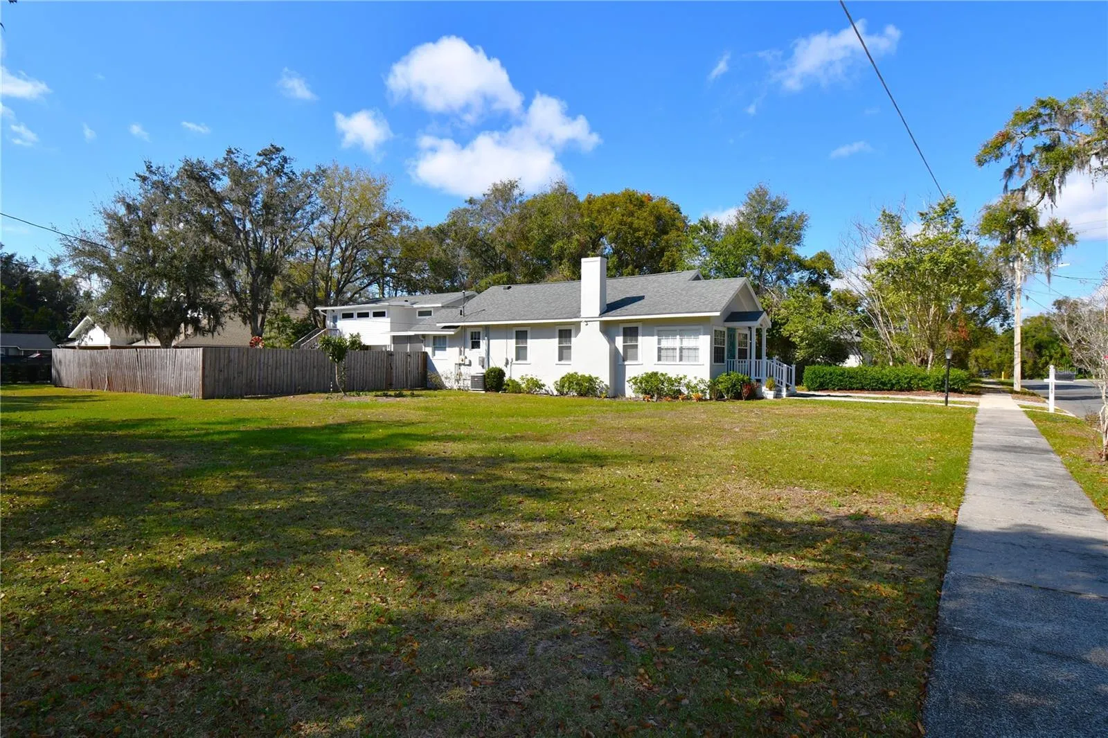 View of Oversized Lot