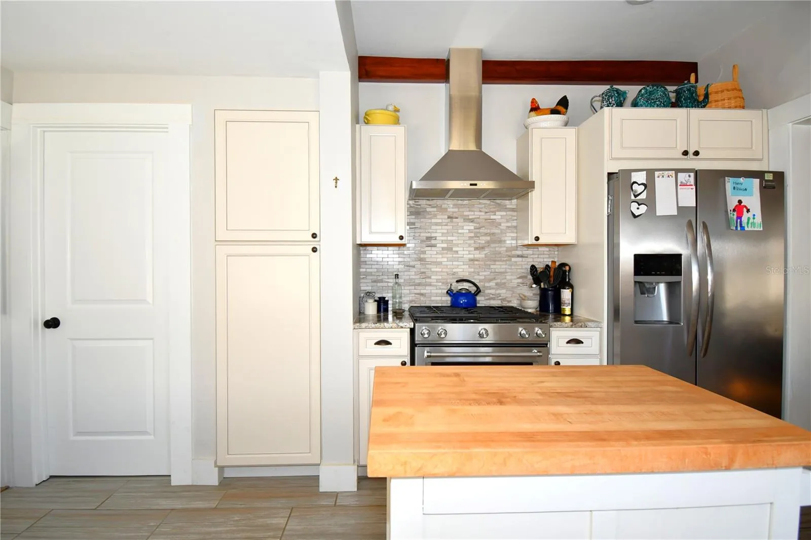 Kitchen - View of Laundry Door