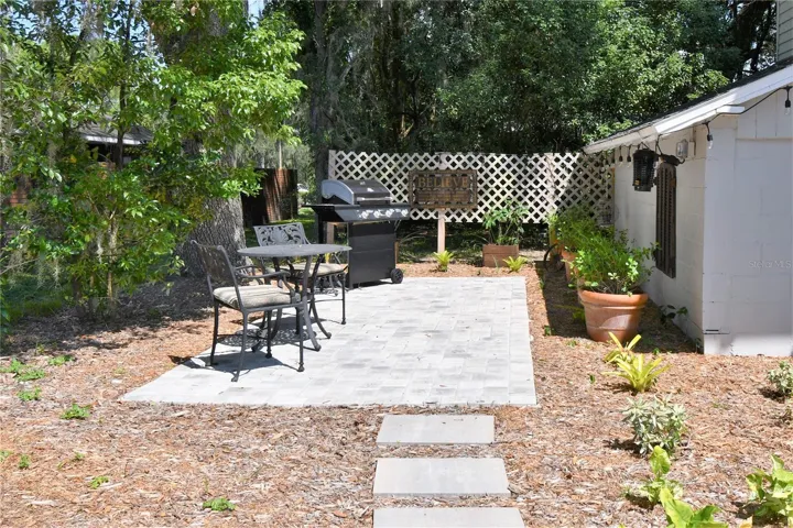 Apartment Brick Paved Patio
