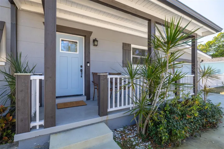 A charming front porch welcomes you!