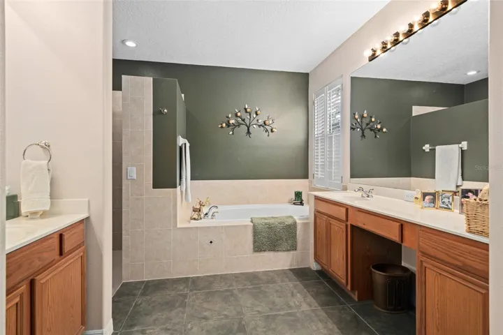 Primary En-Suite with split Comfort Height Vanities