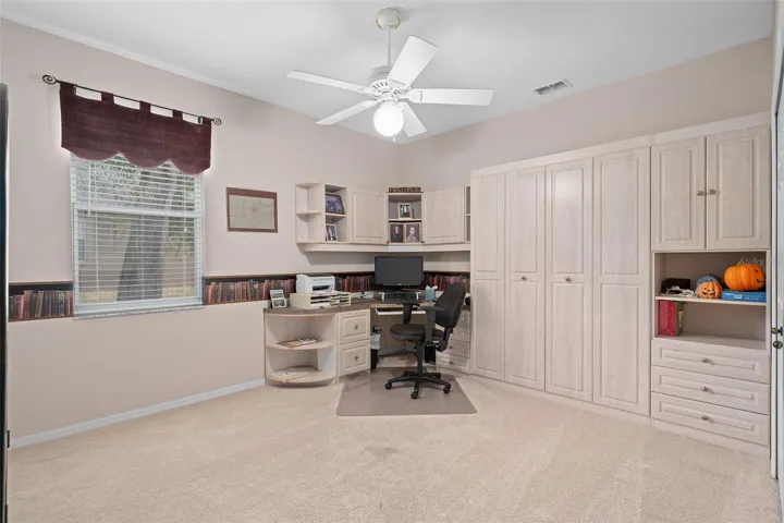 Bedroom 3 offers a Murphy Bed with a Desk