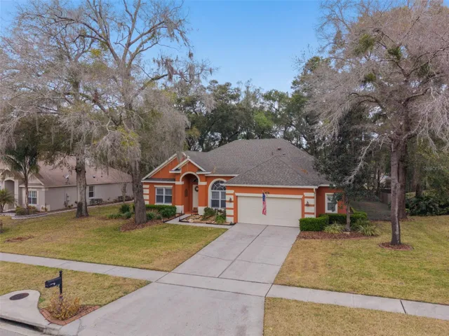 Nestled among the trees creates a beautiful setting