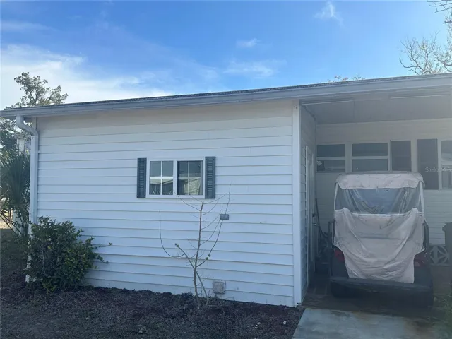 Storage Shed off Car Port