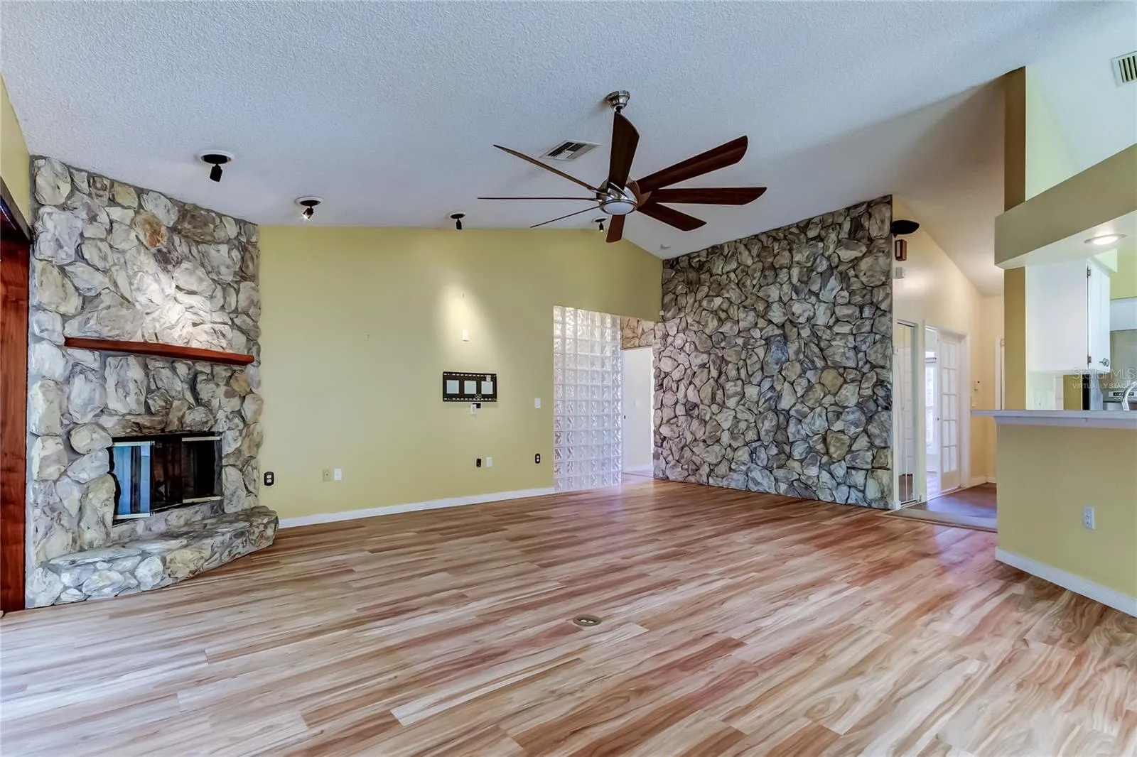 Virtually Staged dining room