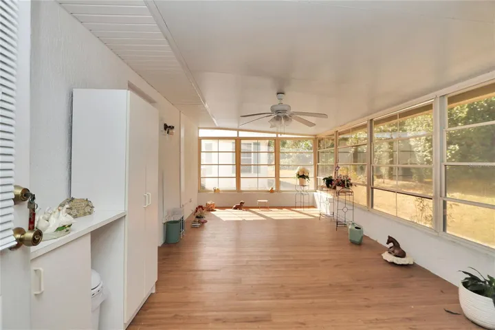 LANAI WITH VINYL WINDOWS/SCREENS