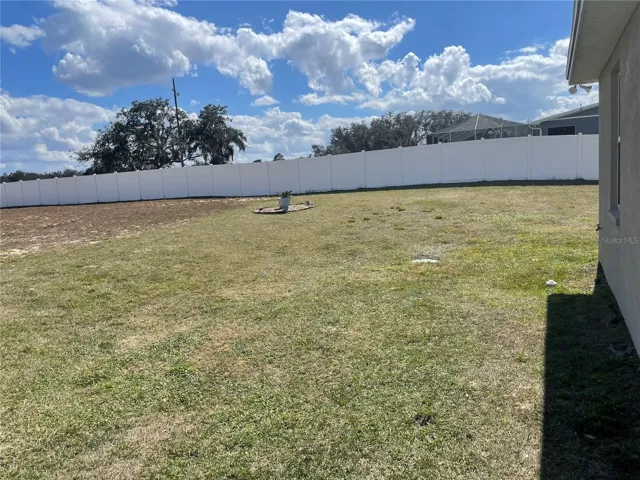 Fenced Back Yard