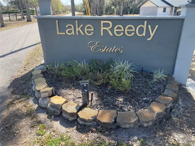 Lake Reedy Estates entrance