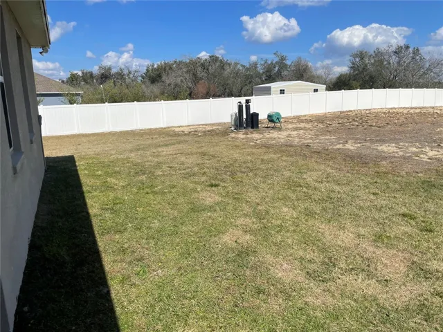 Fenced Back Yard