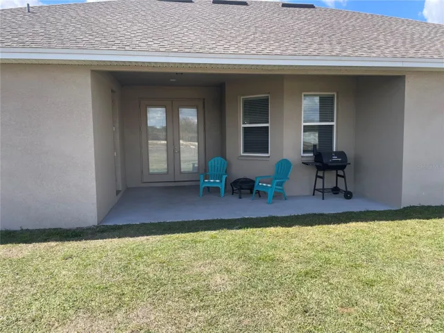 Rear of thr home
