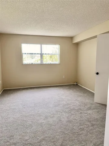 Primary bedroom freshly painted