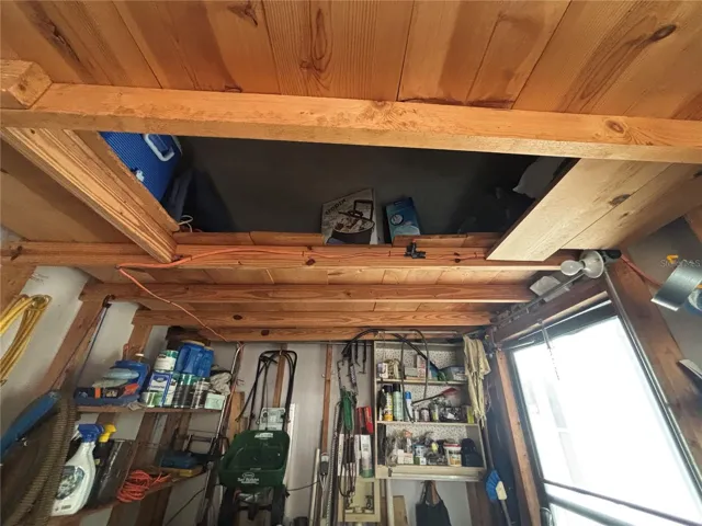 Extra storing space