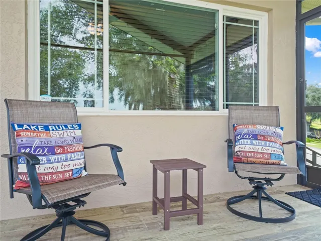 Screened Porch with Lake View