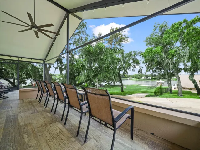 Screened Porch with Lake View