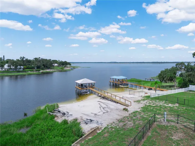 Dock with Covered Boat Lift