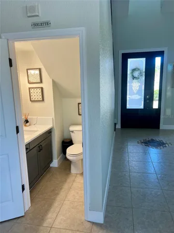 Powder room, first floor