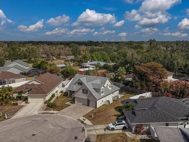 Aerial looking East in Rear