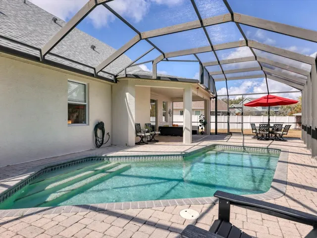 Salt water Pool with Tile accents