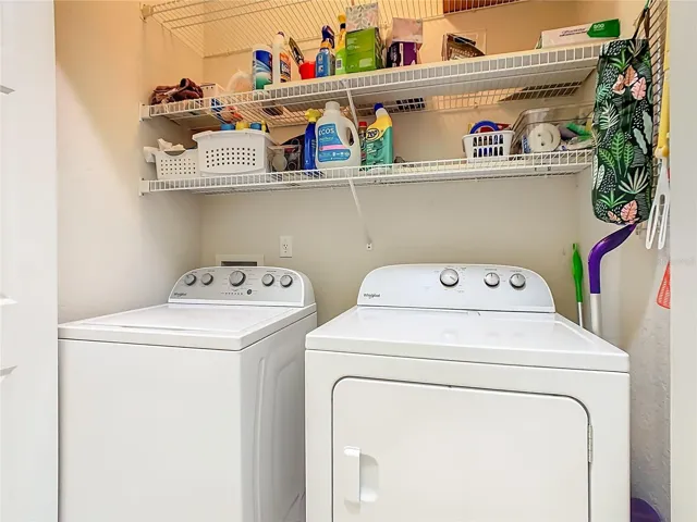 Laundry Closet Washer and Dryer Included