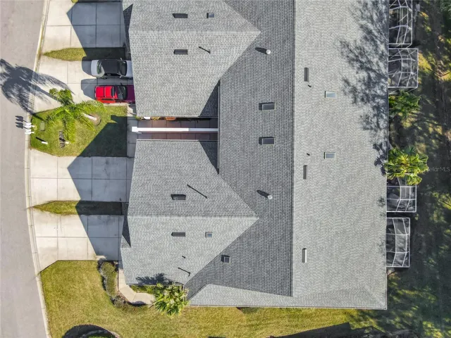 Aerial View of New Roof Replaced 2023