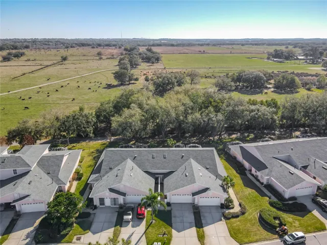 Aerial View of Home and Pasture