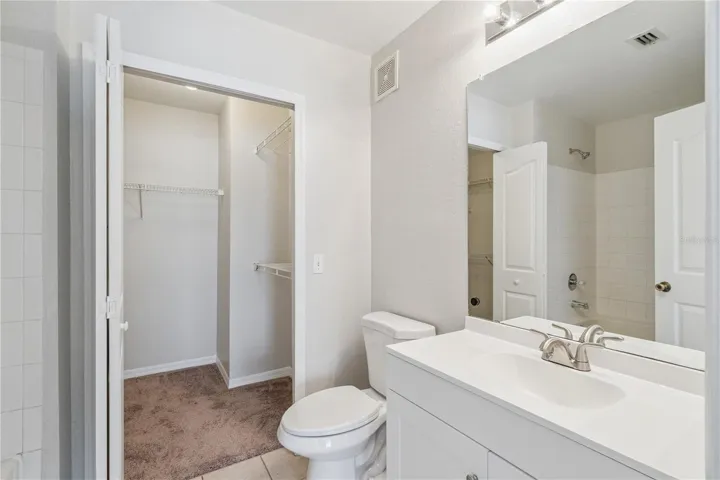 Primary Bathroom and Walk-in Closet