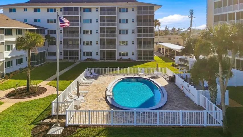First floor, far right corner unit