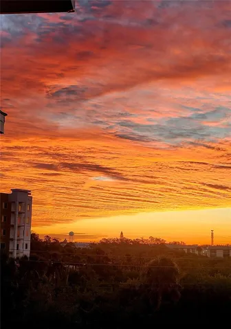 Sunrise :)view from the third floor balcony