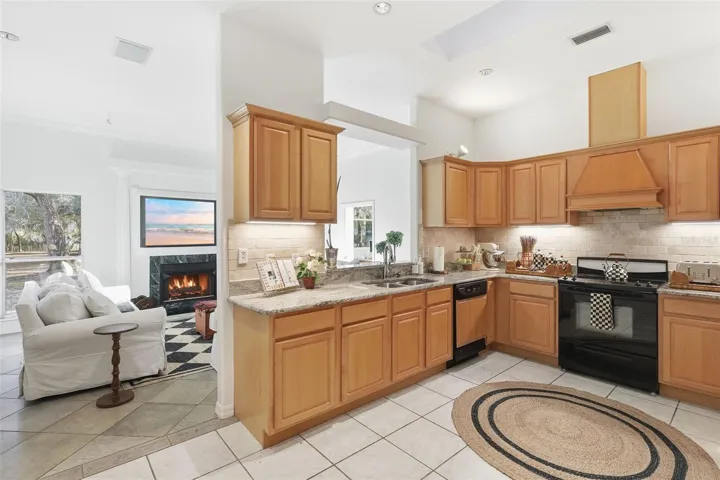 Kitchen adjacent to Family Room