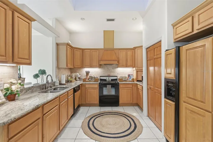Kitchen adjacent to Family Room