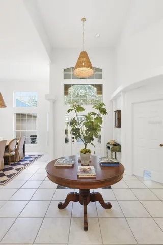 Foyer, Note the Architectural wall details in backgground