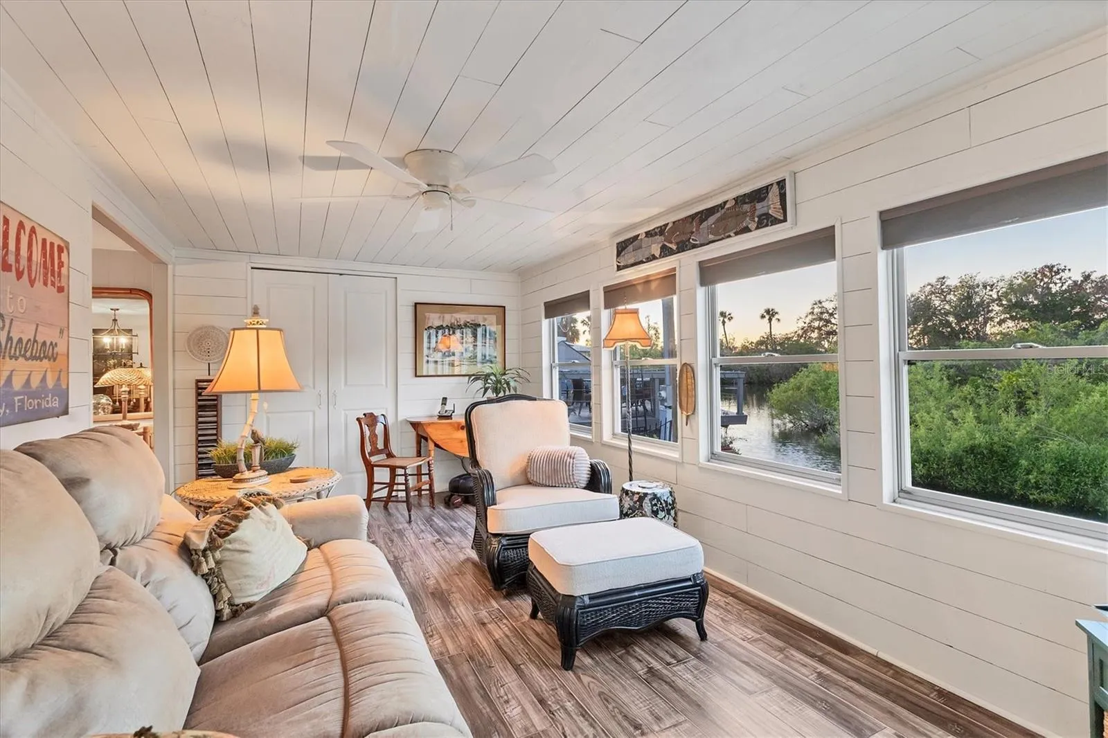 Florida Room with a view of Gamble Lake