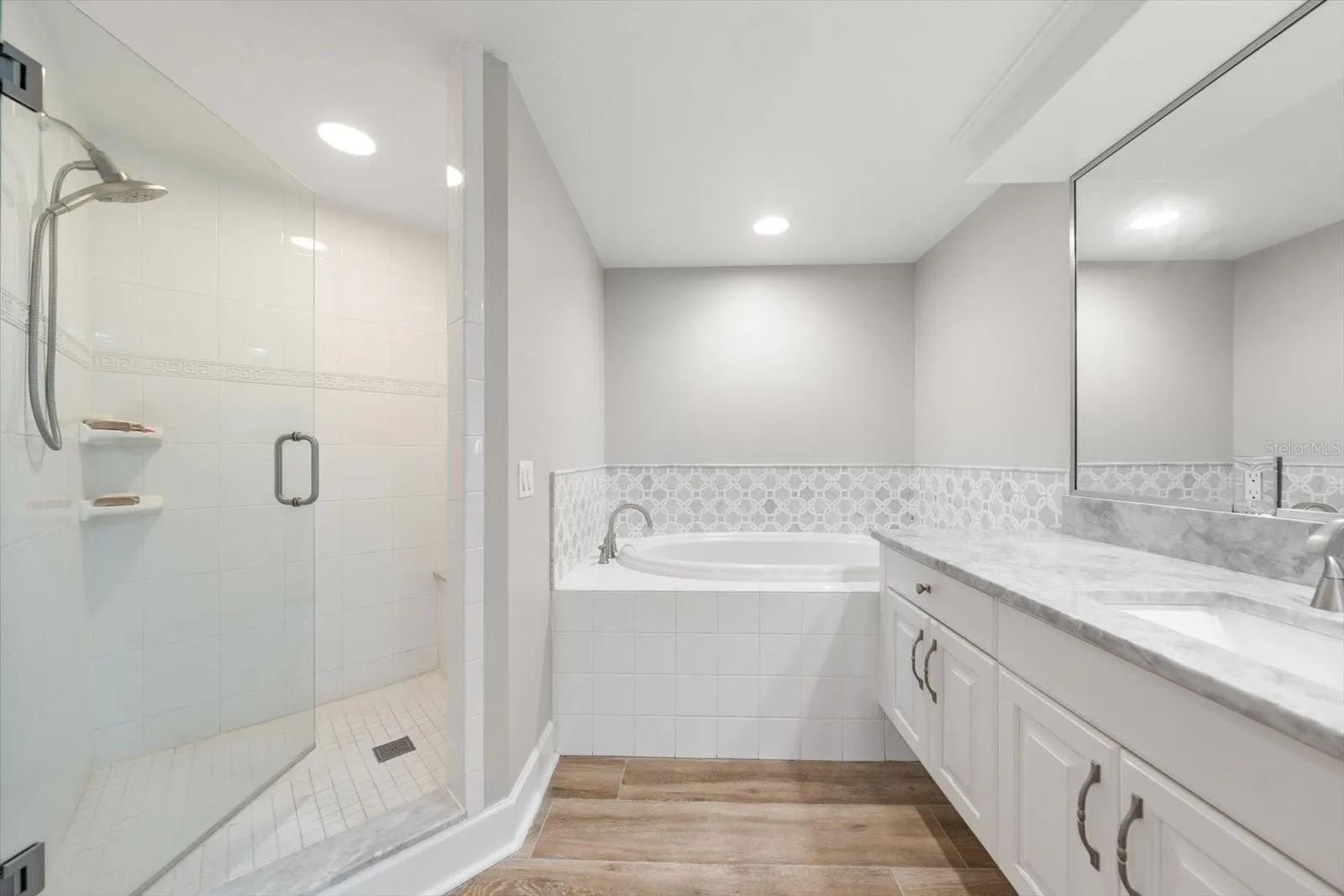 Master bath with walk in shower