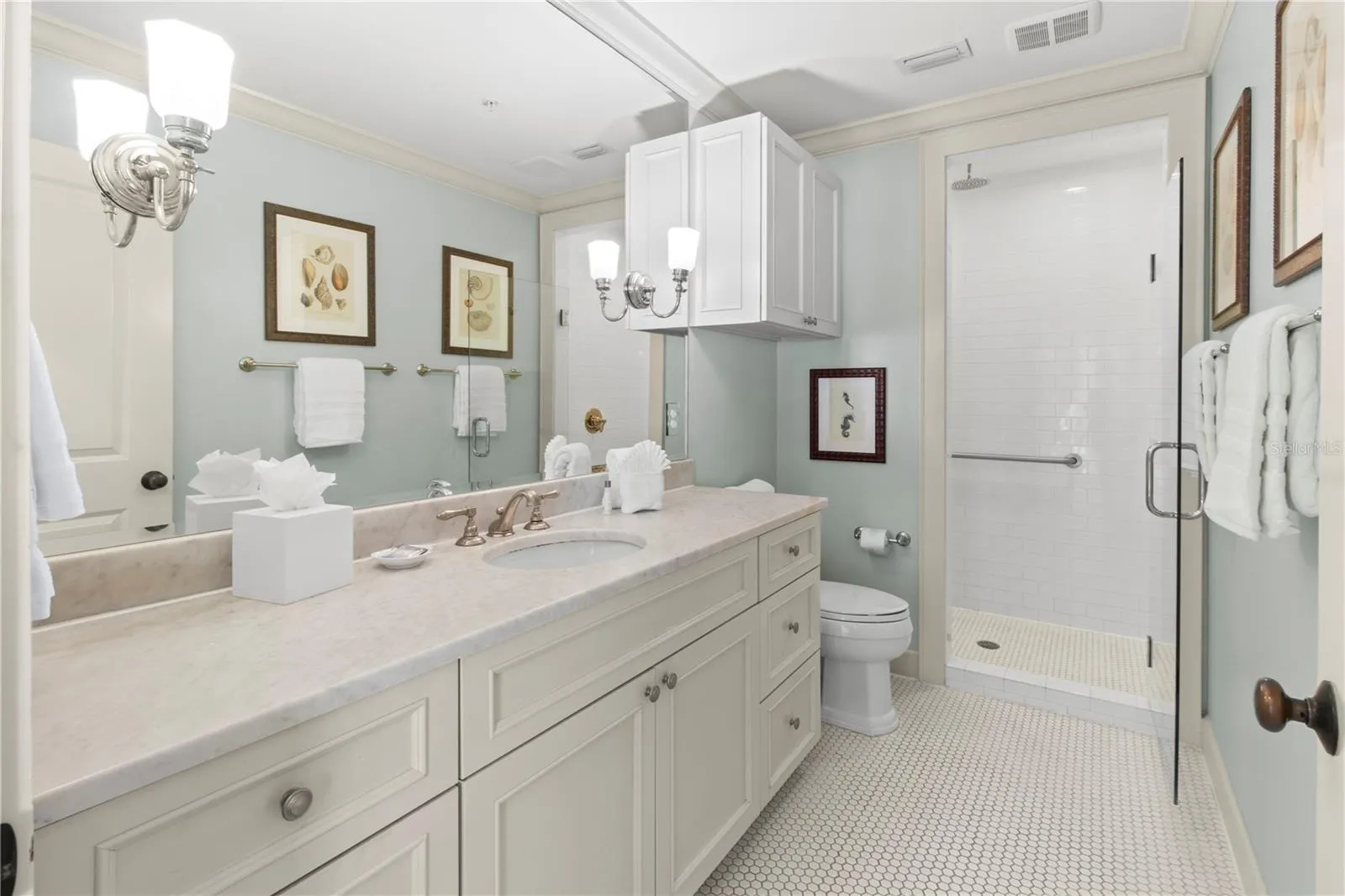 PRIMARY BATHROOM WITH SHOWER
