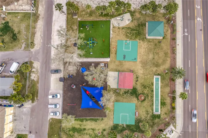 Playground across the street