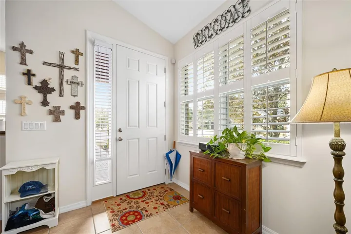 Sidelight adds natural lighting, Plantation shutters