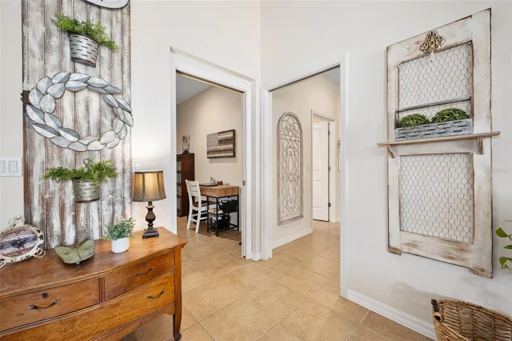 Hallways to bedrooms