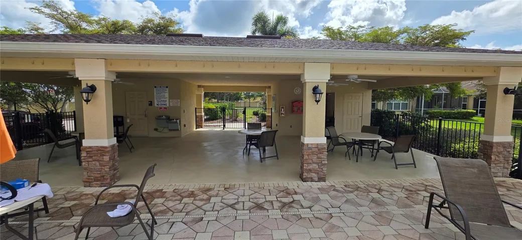 community pool area