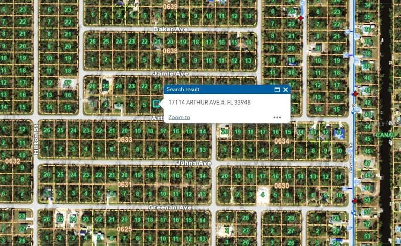 Public water lines are nearby.