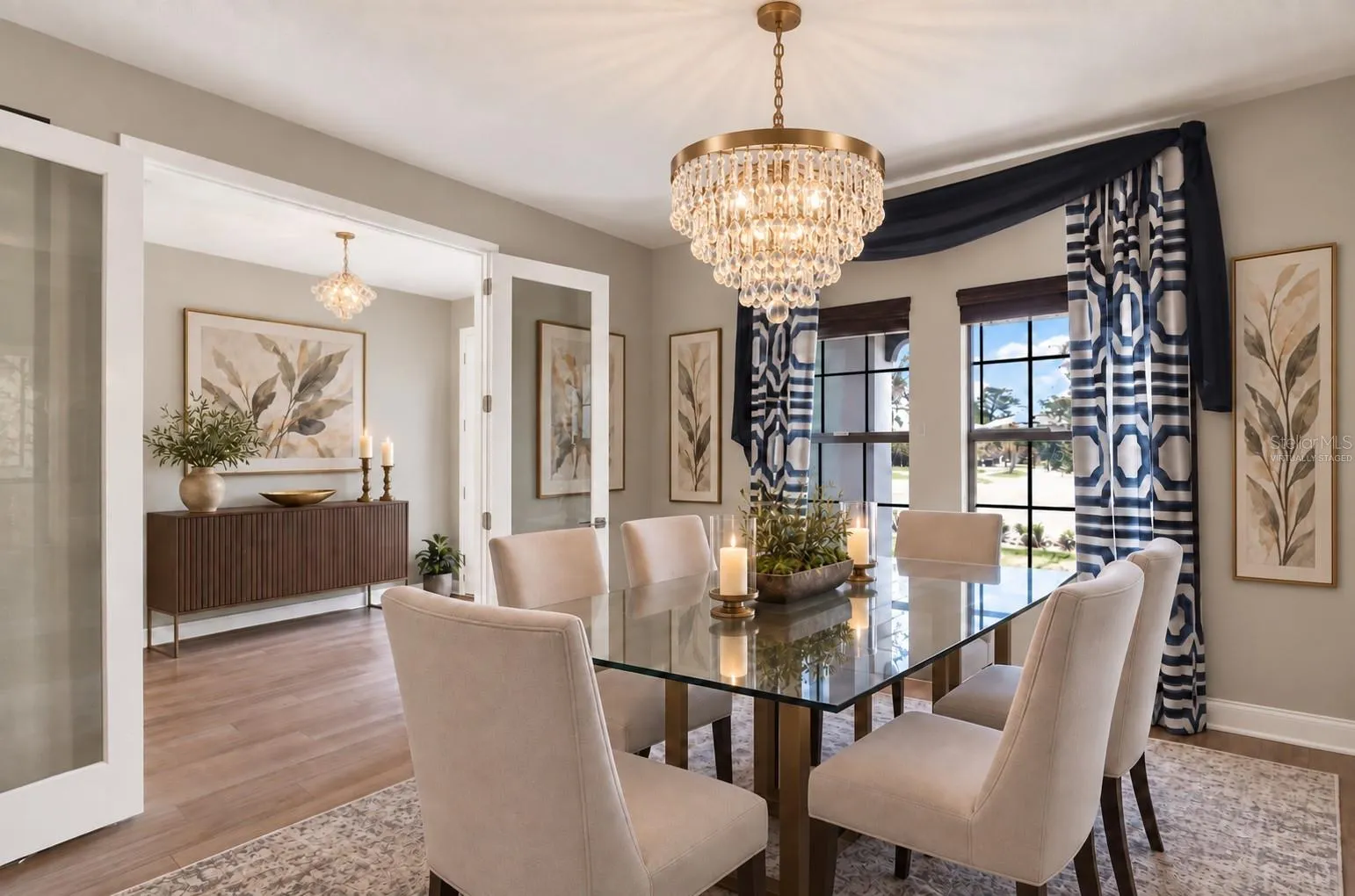 Virtually Staged - Dining Room Design Option