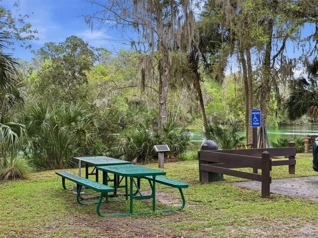 Resident Outdoor Picnic Area on Rainbow River