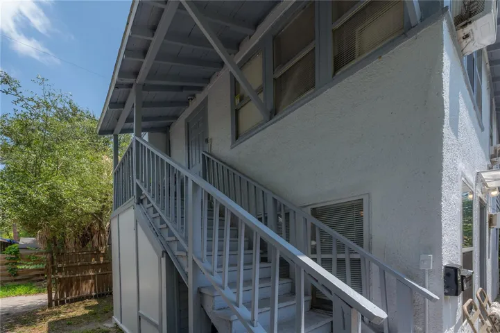 Stairs heading into unit #3 Upstairs