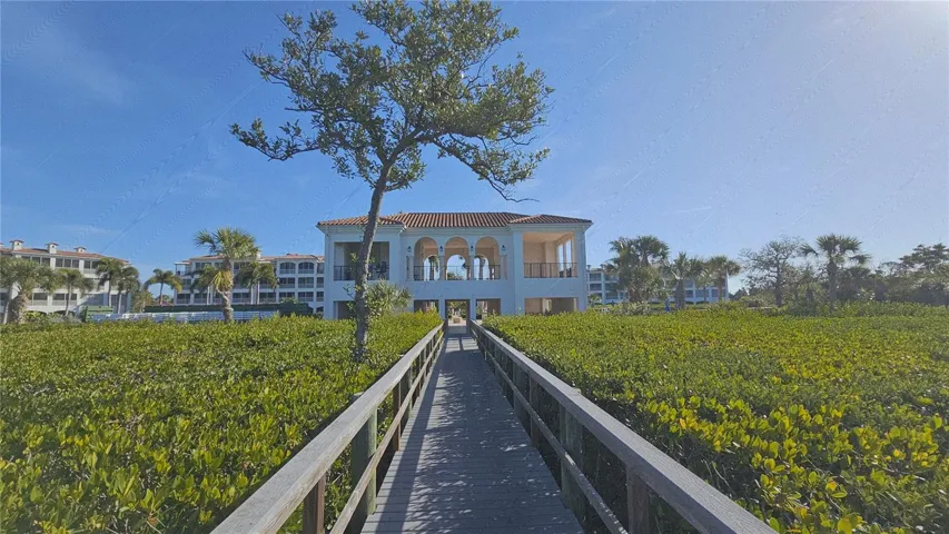 Walkway to pools & clubhouse