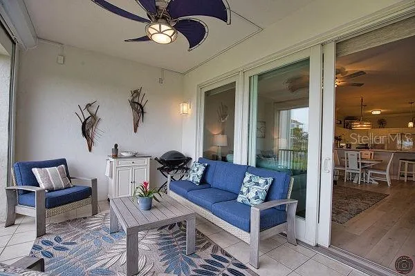 Screened lanai