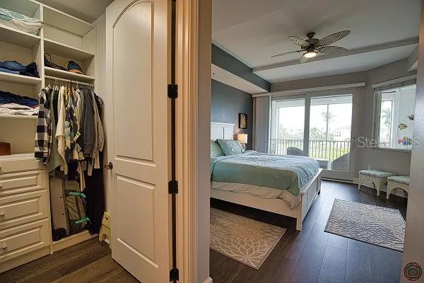 Walk in closet-master bedroom