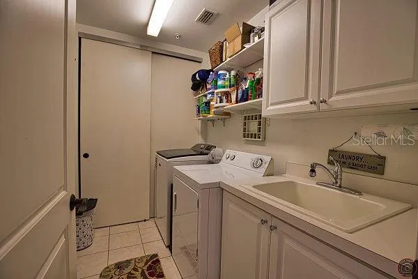 Laundry area
