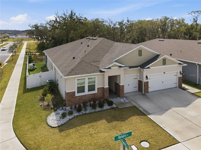 Aerial Side Front Elevation
